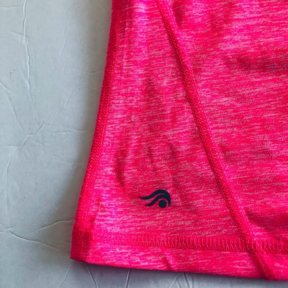 IDEOLOGY hot pink Heathered cap Sleeve Shirt NWOT - Picture 4 of 9